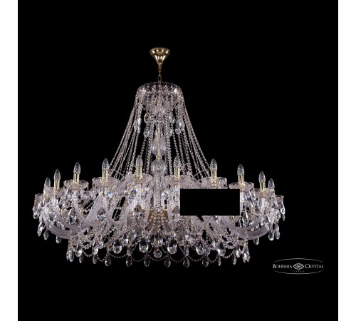 Подвесная люстра Bohemia Ivele Crystal 1411/24/530/G 1411