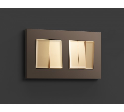 Клавиши для выключателя двухклавишного Ambrella Volt AP6030 Quant