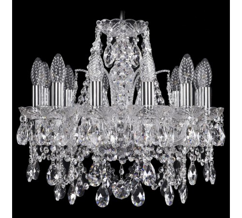 Подвесная люстра Bohemia Ivele Crystal 1411/12/141/Ni 1411