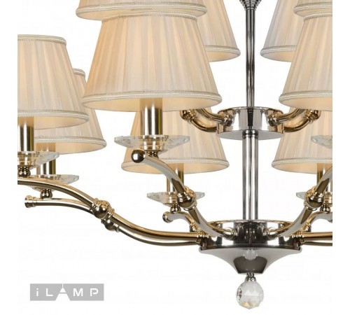 Подвесная люстра iLamp 85125/8+4 CR Vivaldi