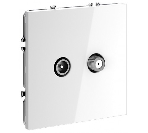 ТВ-розетка и SAT-розетка оконечная без рамки Voltum VLS060401 S70