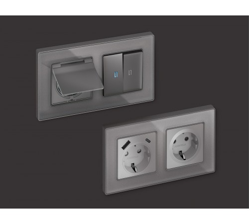 Рамка на 2 поста Ambrella Volt AF580652 Arctic