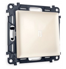 Выключатель проходной одноклавишный с подсветкой Ambrella Volt MA302035 Quant