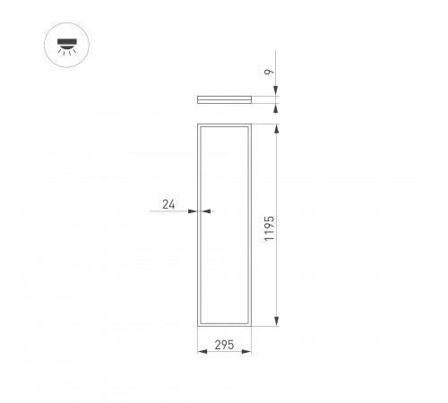 Светильник для потолка Армстронг Arlight 043558 DL-INTENSO