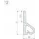 Профиль для контурной подсветки натяжного потолка Arlight 039518