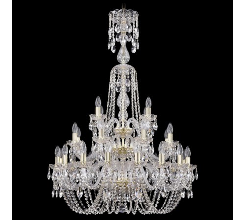 Подвесная люстра Bohemia Ivele Crystal 1402/16+8+4/300/XL-123/3D/G 1402
