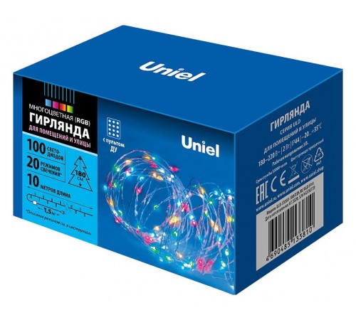 Гирлянда Нить Uniel UL-00007180 ULD-S1000