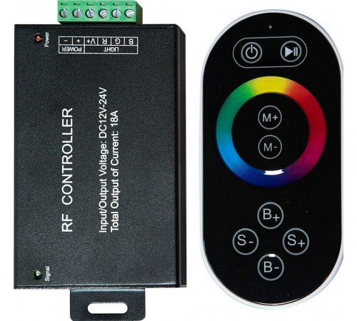 Контроллер-регулятор цвета RGB с пультом ДУ Feron 21557 LD55