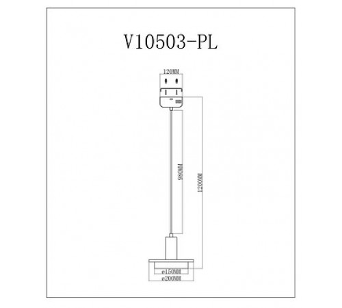 Подвесной светильник Moderli V10503-PL Solumn