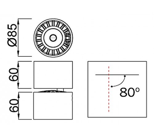Накладной светильник Mantra C0085 Columbretes