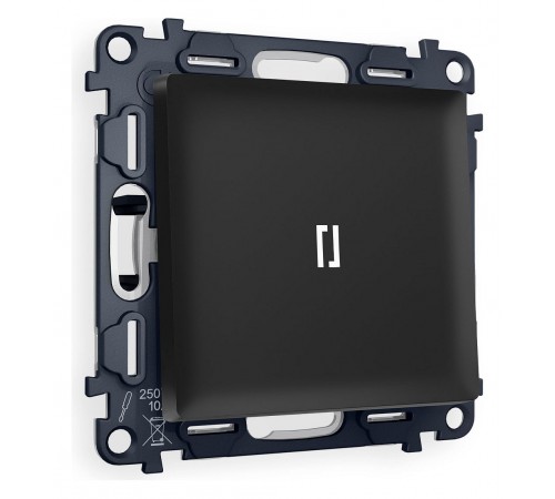 Выключатель проходной одноклавишный с подсветкой Ambrella Volt MA802035 Quant