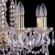 Подвесная люстра Bohemia Ivele Crystal 1402/8/160/G 1402