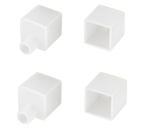 Набор заглушек для профиля с отверстием Arlight 040862 WPH