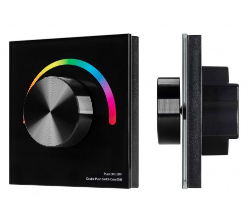 Панель-регулятора цвета RGB роторный встраиваемый Arlight 033757 SMART