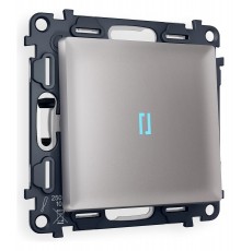 Выключатель одноклавишный с подсветкой без рамки Ambrella Volt MA502020 Quant