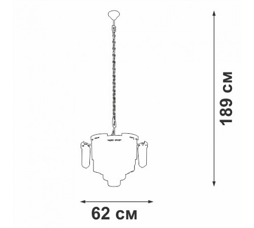 Подвесная люстра Vitaluce V58370-8/13 V58370