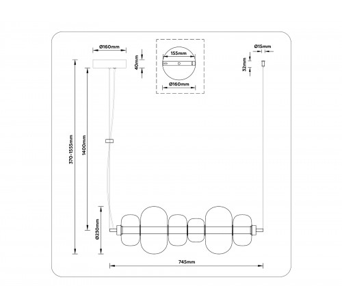 Подвесной светильник Ambrella Light LH11072 LH