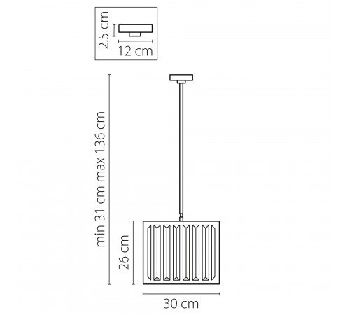 Светильник на штанге Osgona 713037 Regolo