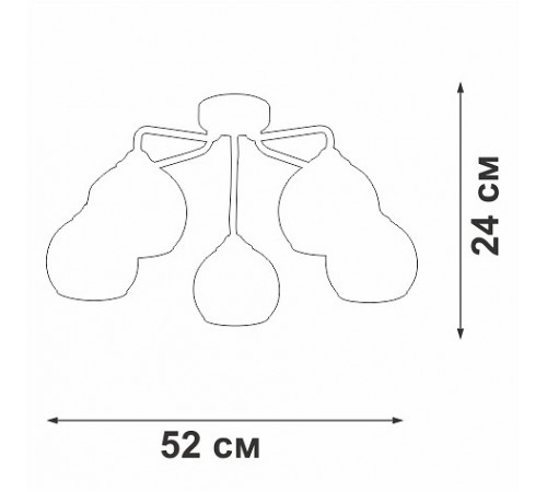 Потолочная люстра Vitaluce V3096-9/5PL V3096