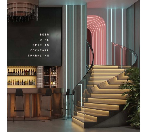 Лента светодиодная Arlight 043385 A120 24V 8mm 9.6 W/m