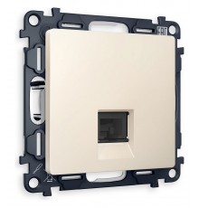 Розетка телефонная RJ-11 со штрокой, без рамки Ambrella Volt MA332030 Quant