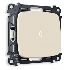 Выключатель одноклавишный с подсветкой без рамки Ambrella Volt MO322015 Quant