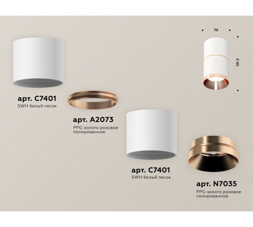 Накладной светильник Ambrella Light XS7401221 XS