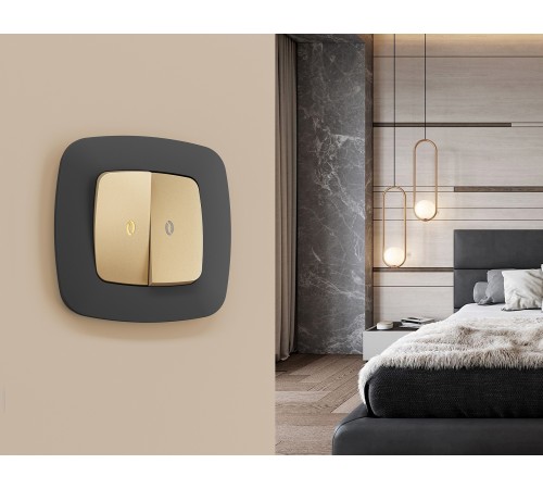 Рамка на 2 поста Ambrella Volt OF140802 Ecta