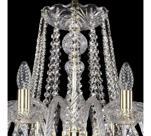 Подвесная люстра Bohemia Ivele Crystal 1402/12/360/G 1402