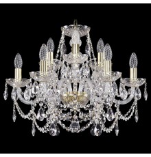 Подвесная люстра Bohemia Ivele Crystal 1411/6+3/195/G 1411