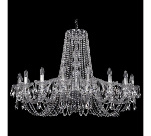 Подвесная люстра Bohemia Ivele Crystal 1402/18/400/Ni 1402