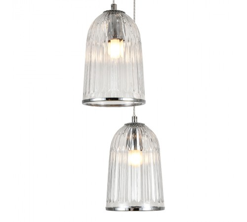 Подвесной светильник Indigo 11046/5P Chrome Lucido