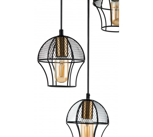 Подвесной светильник Indigo 10011/3P Black Pallo