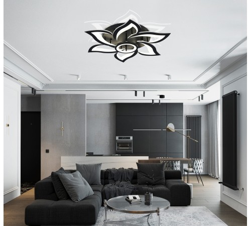 Потолочная люстра Natali Kovaltseva HIGH-TECH LED LAMPS 82020 BLACK OLIMP