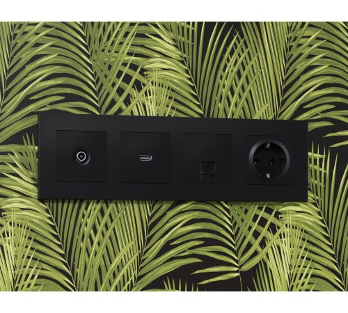 Накладка для ТВ-розетки Ambrella Volt AP8130 Quant