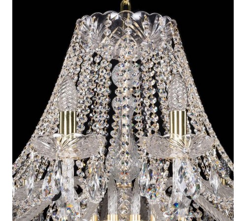 Подвесная люстра Bohemia Ivele Crystal 1413/18/400/G 1413