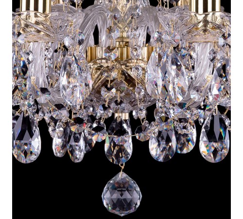 Подвесная люстра Bohemia Ivele Crystal 1402/8/160/G 1402