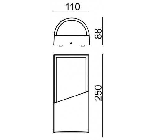 Светильник на штанге Escada 30004W/01 30004
