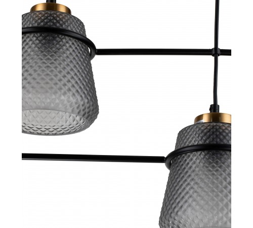 Подвесной светильник Indigo 11016/3P Black Astratto