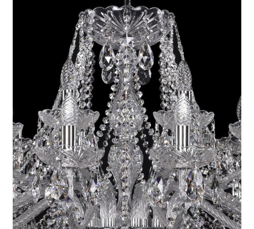 Подвесная люстра Bohemia Ivele Crystal 1413/16+8/400/Ni 1413