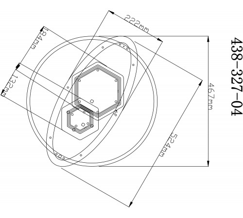 Накладной светильник Velante 438-327-04 438