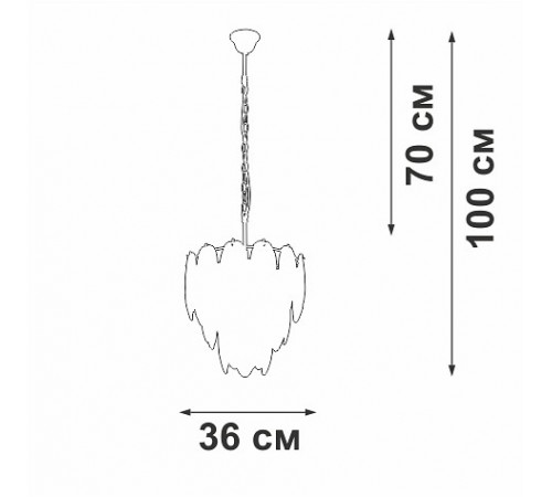 Подвесная люстра Vitaluce V5887-9/7 V5887