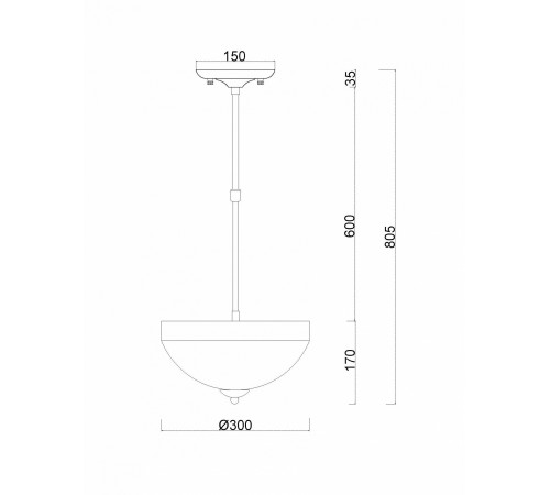 Светильник на штанге MyFar MR1525-3C Ceiling