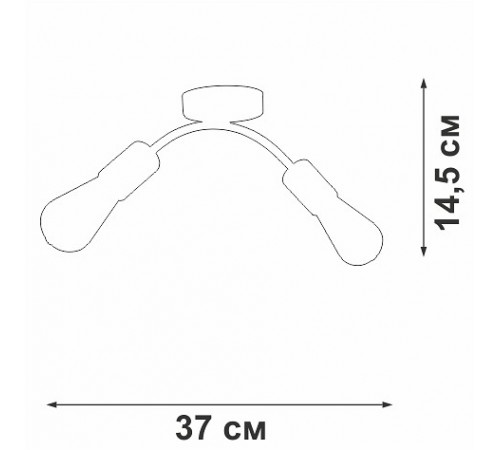 Накладной светильник Vitaluce V4989-0/2PL V4989