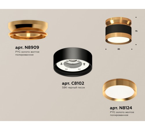 Накладной светильник Ambrella Light XS8102060 XS