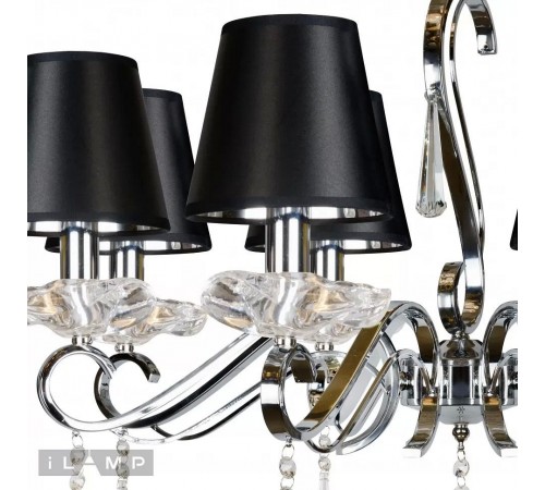 Подвесная люстра iLamp RM1684/8CR Stella