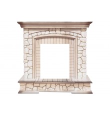 Портал Preston - Белый/Слоновая кость с патиной