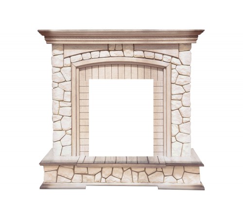 Портал Preston - Белый/Слоновая кость с патиной