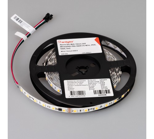 Лента светодиодная Arlight 039038 SPI