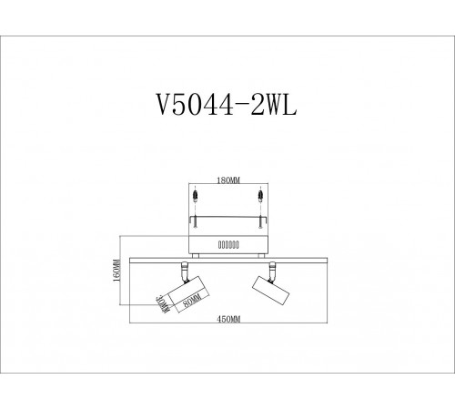 Спот Moderli V5044-2WL Right